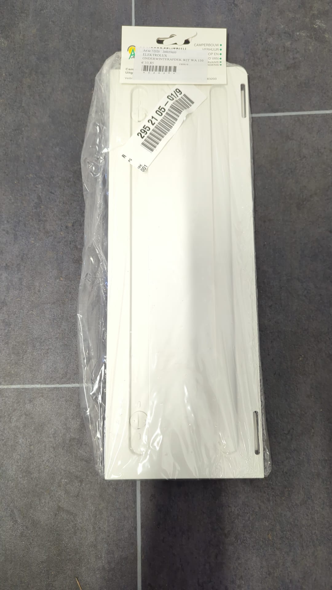 Electrolux winterafdekking boven WA120 wit